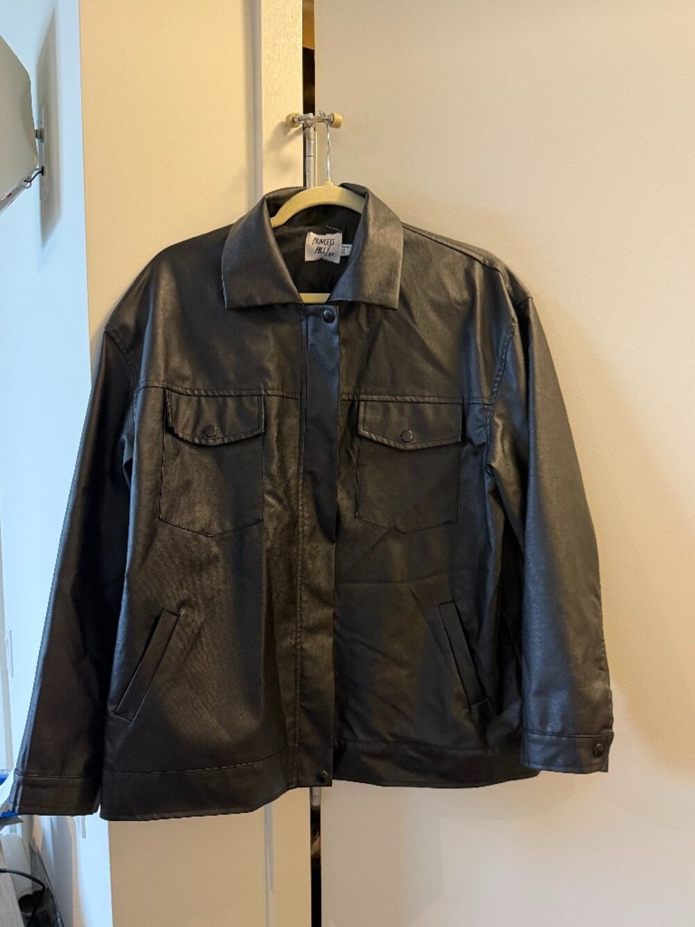 Princess Polly Leather Jacket size US 4